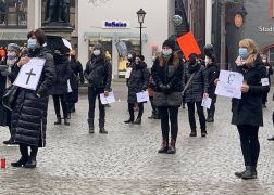 Lockdown Mahnwache Verzweiflung Bei Friseuren In Jena 0005